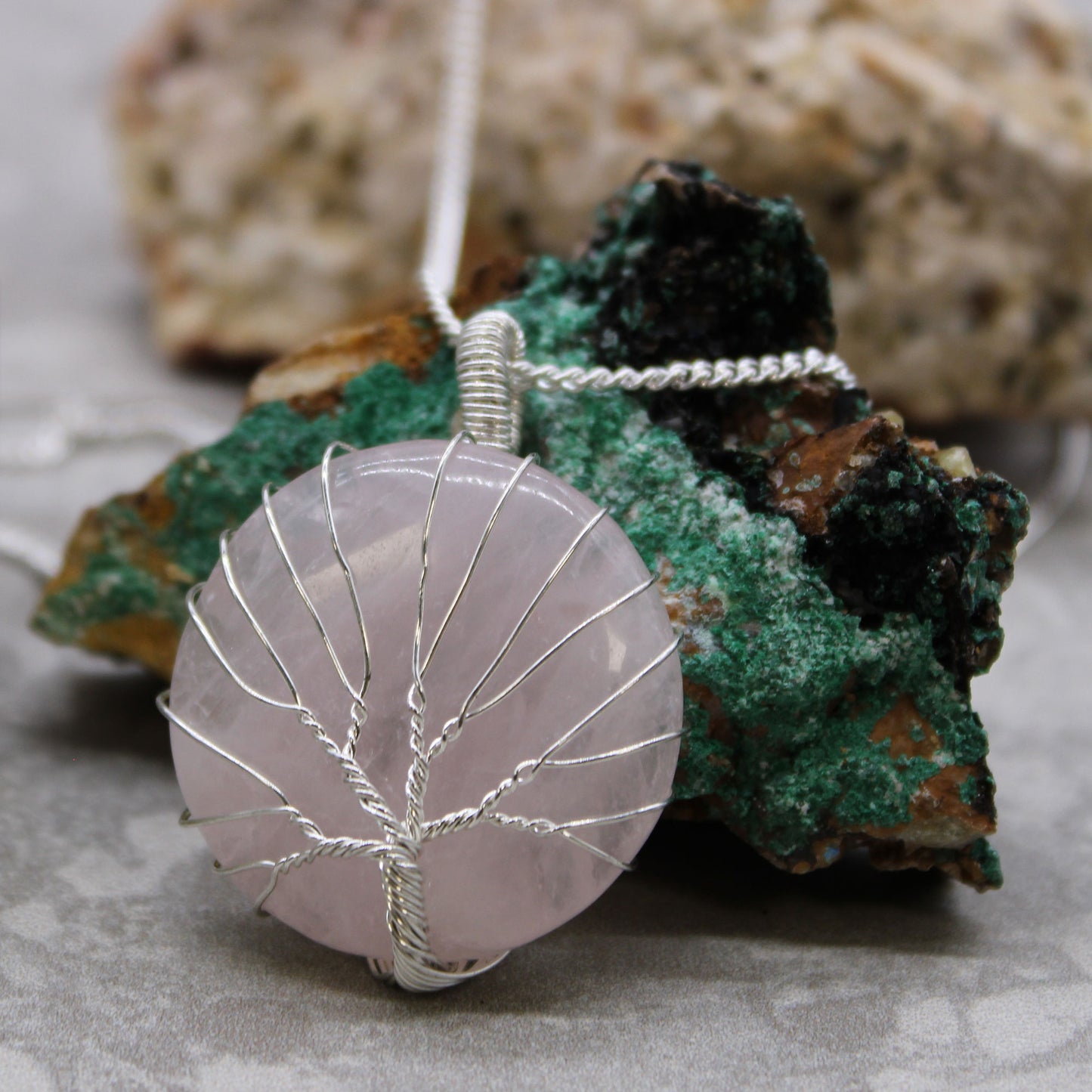 Tree of Life Gemstone Necklace