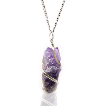 Cascade Wrapped Gemstone Necklace