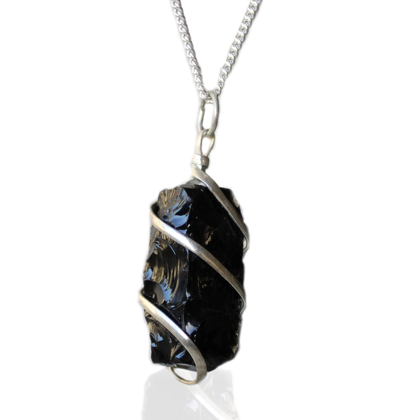 Cascade Wrapped Gemstone Necklace